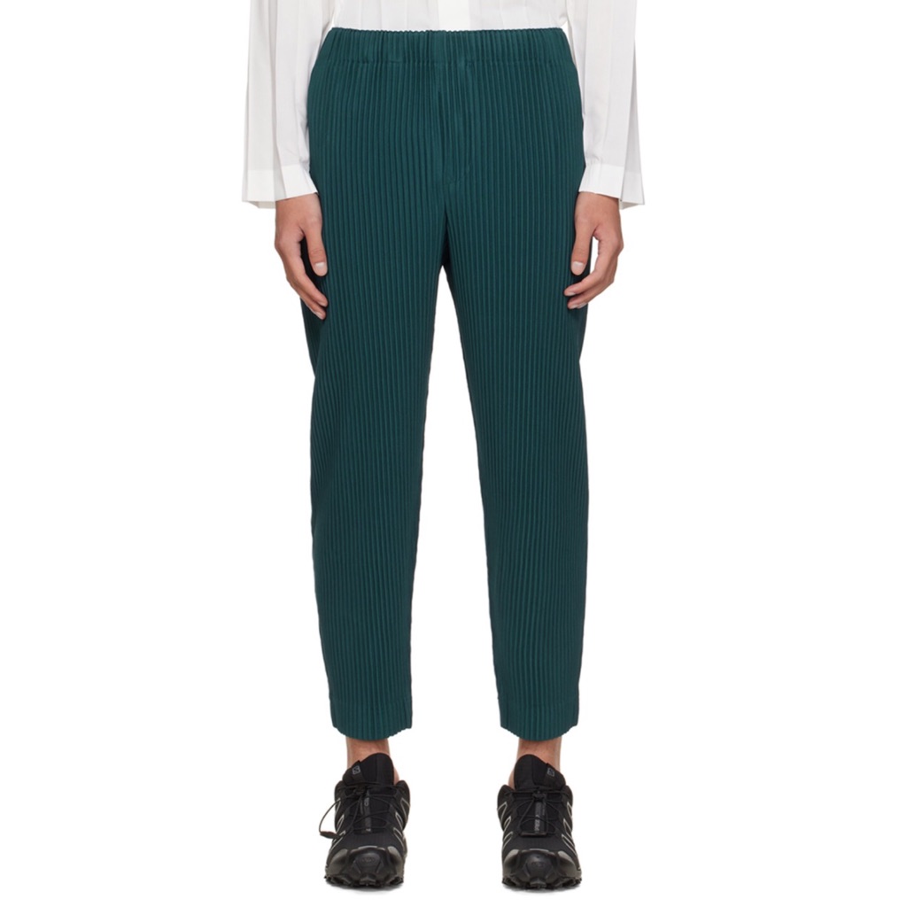 Homme Plisse Issey Miyake Pleated Pants  Steel Blue